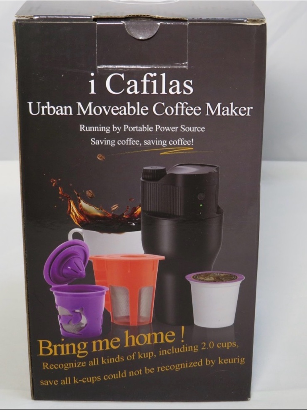 iCafilas Urban Moveable Coffee Maker - Black